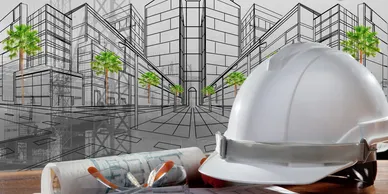 blueprint hard hat